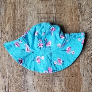 Gerber's Flamingo Baby Sun Hat 3-6 Months
